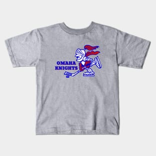 Defunct Omaha Knights Hockey Kids T-Shirt